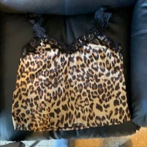 Cheetah print camisole